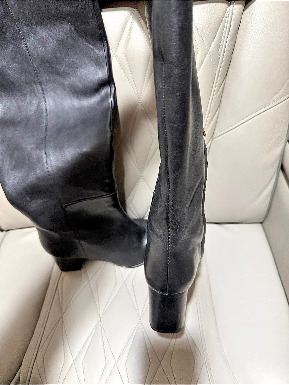 Vince Camuto Lilibet Wide Calf Knee High Boot Boots Black US 11W - Picture 10 of 13